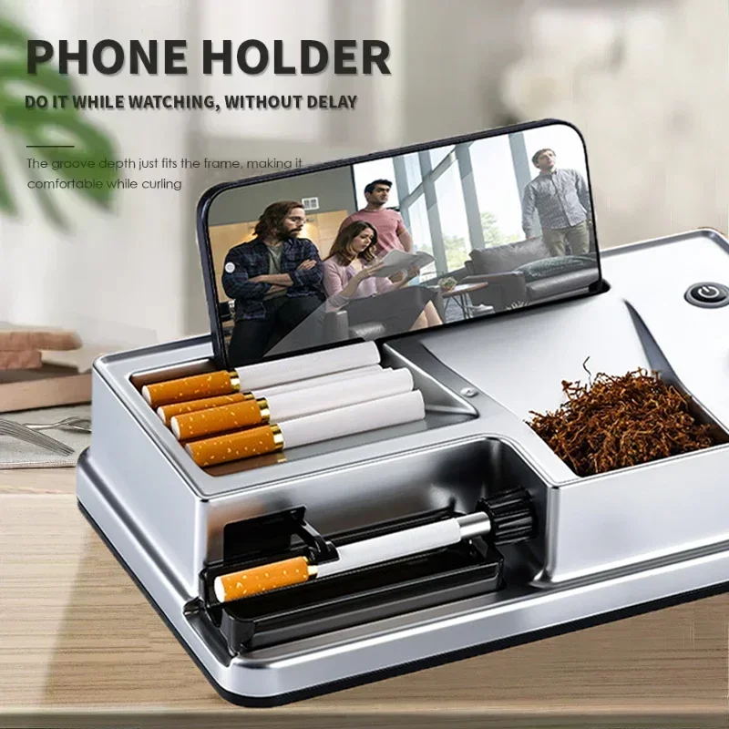 Rice Thresher Machine - เครื่องมวนบุหรี่อัตโนมัติ 6.5&8 มม. พร้อมไฟอินฟราเรดอัจฉริยะ ขนาดคู่ สำหรับบรรจุบุหรี่ไฟฟ้า