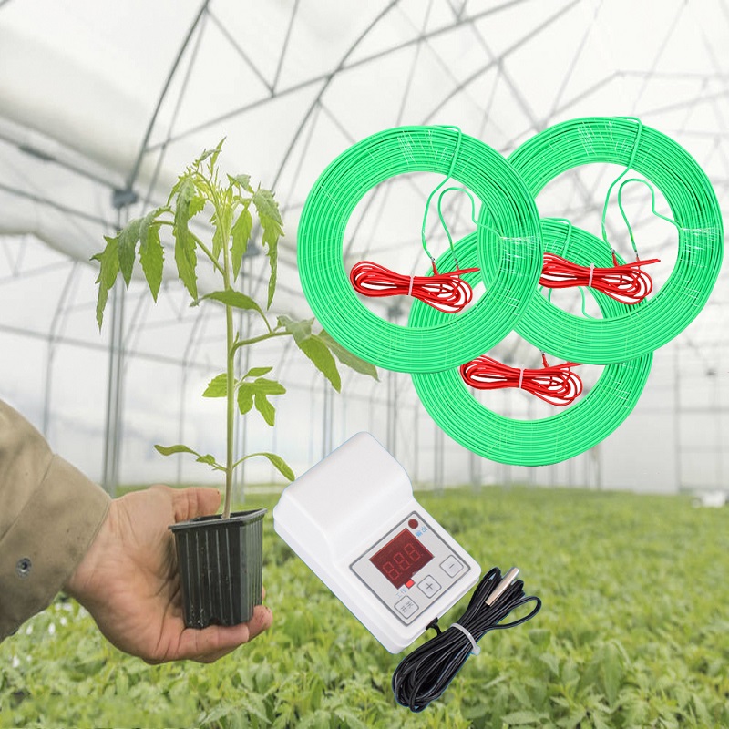 Agriculture Farming Systems - การเกษตรฟาร์มต้นกล้าเร่งโตลวดความร้อนชุดเรือนกระจกพืชเก็บสาย + ระบบควบคุม