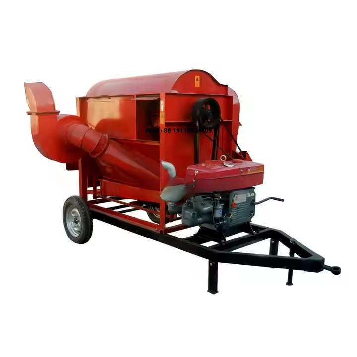 Rice Thresher Machine - เครื่องนวดข้าว ข้าวสาลี ข้าวฟ่าง สำหรับขาย พร้อมเครื่องยนต์