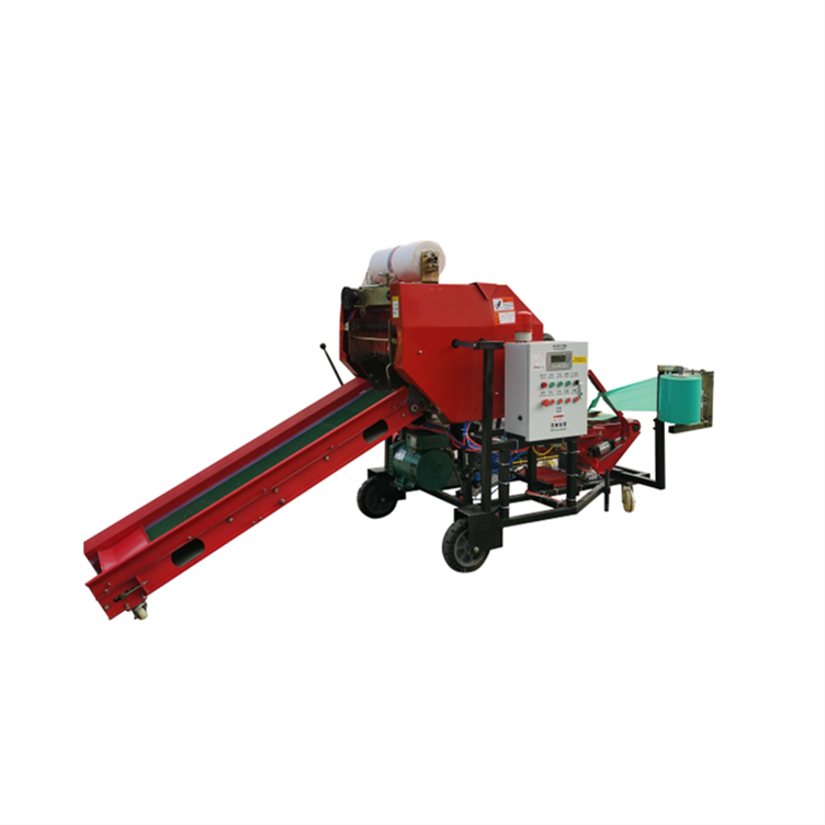 Silage Baler Machine - เครื่องอัดฟางม้วนขนาดเล็กอัตโนมัติ เครื่องอัดฟางแห้งแบบกลม เครื่องอัดฟางซิลิจแบบสุญญากาศ