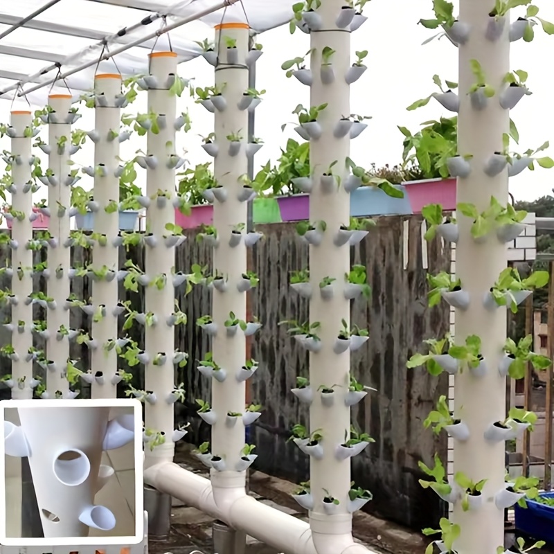 Agriculture Vertical Farming - 10 ชุด DIY Hydroponic หม้อสําหรับ Hydroponics