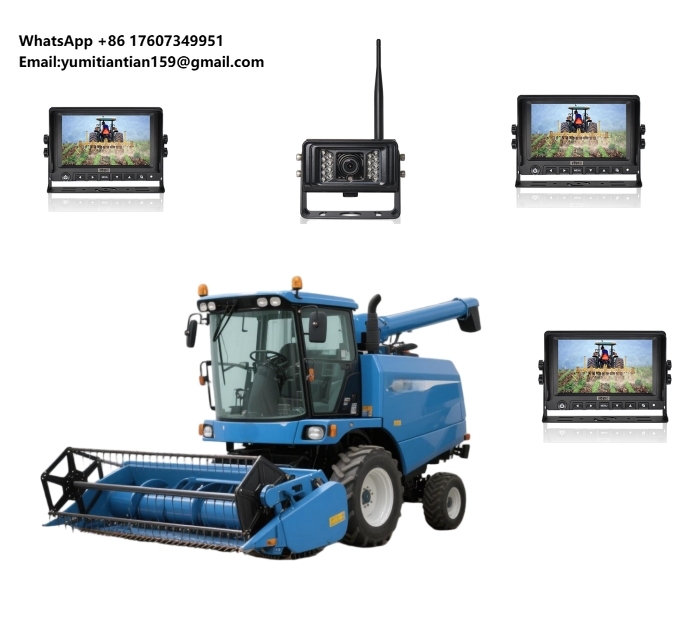 Agriculture Farming Systems - ระบบกล้องสังเกตการณ์ไร้สายที่เชื่อถือได้สำหรับอุปกรณ์การเกษตร ระบบช่วยถอยหลังสำหรับรถยนต์ในฟาร์มขนาดใหญ่