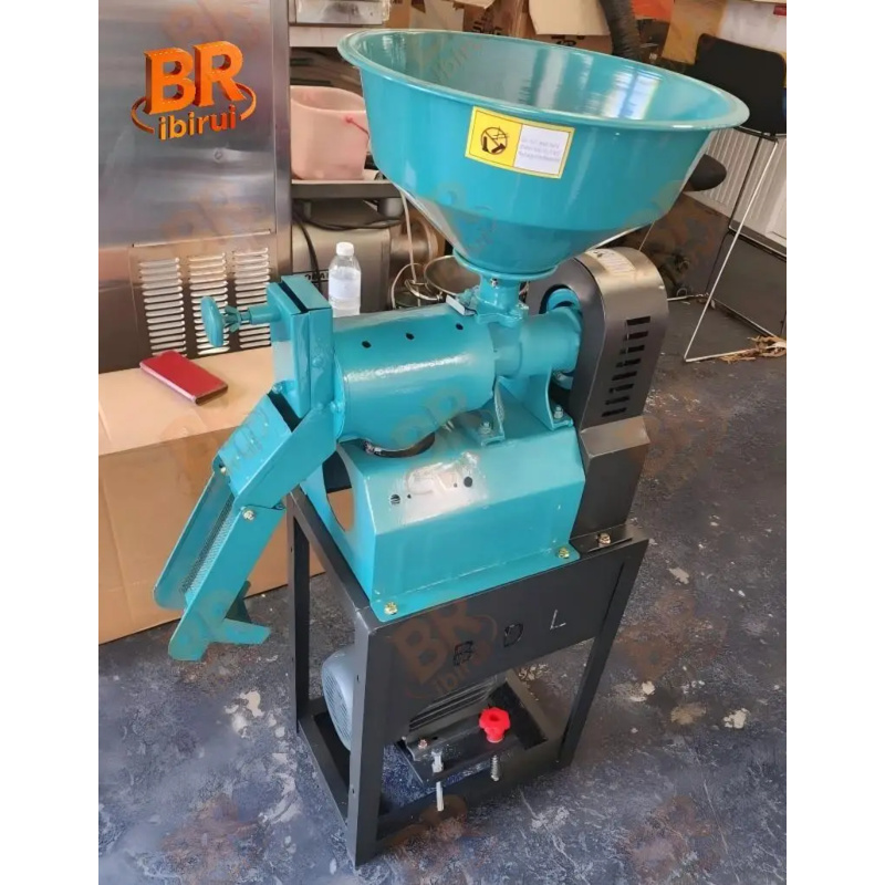 Rice Thresher Machine - เครื่องสีข้าวขนาดเล็กแบบสแตนเลสสำหรับโรงงานแปรรูปกาแฟ พร้อมฟังก์ชั่นทำความสะอาดและคัดขนาดเมล็ดข้าว พร้อมอุปกรณ์ขัดเปลือกและแยกเปลือกข้าว