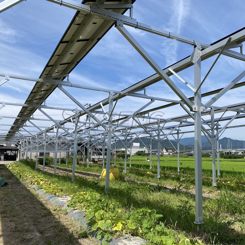 Sustainable Agriculture/Farming - ระบบติดตั้งแผงโซลาร์เซลล์อะลูมิเนียมสำหรับการเกษตรแบบใหม่ของญี่ปุ่น เพื่อผลิตพลังงานและอาหารอย่างยั่งยืน