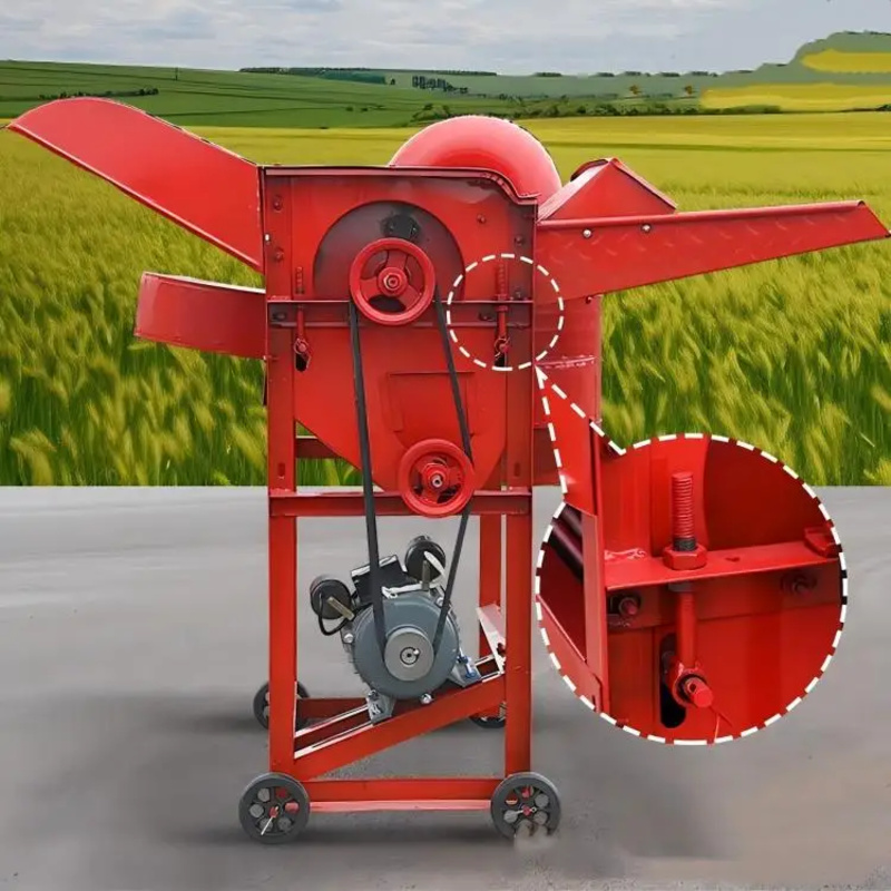 Rice Thresher Machine - เครื่องนวดข้าวอเนกประสงค์ขนาดเล็กแบบอัตโนมัติ ยี่ห้อ Birui ความจุสูง พกพาสะดวก สำหรับข้าวสาลี