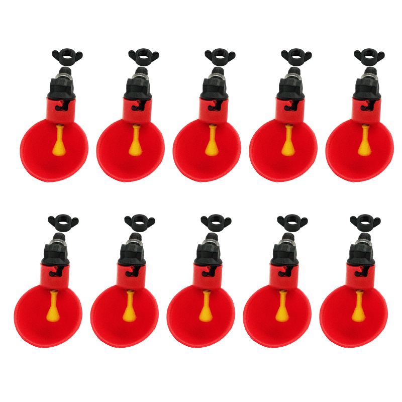 5/10Pcs ไก่นกกระทาแขวนถ้วยน้ํา - Chicken Nipple Drinker บทวิจารณ์และราคา