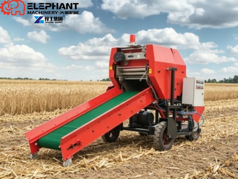 เครื่องอัดฟางขนาดเล็กสำหรับครั - Silage Baler Machine บทวิจารณ์และราคา