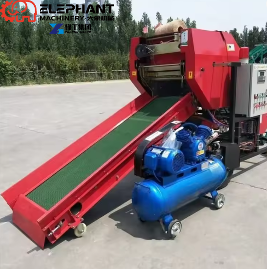 เครื่องอัดฟางห่อฟ้าแบบกลม เครื - Silage Baler Machine บทวิจารณ์และราคา