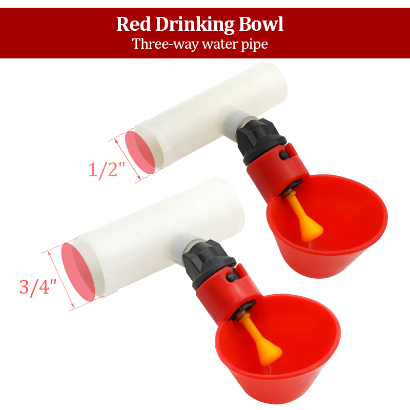 10 ชิ้นไก่นกกระทาอัตโนมัติเครื - Chicken Nipple Drinker บทวิจารณ์และราคา