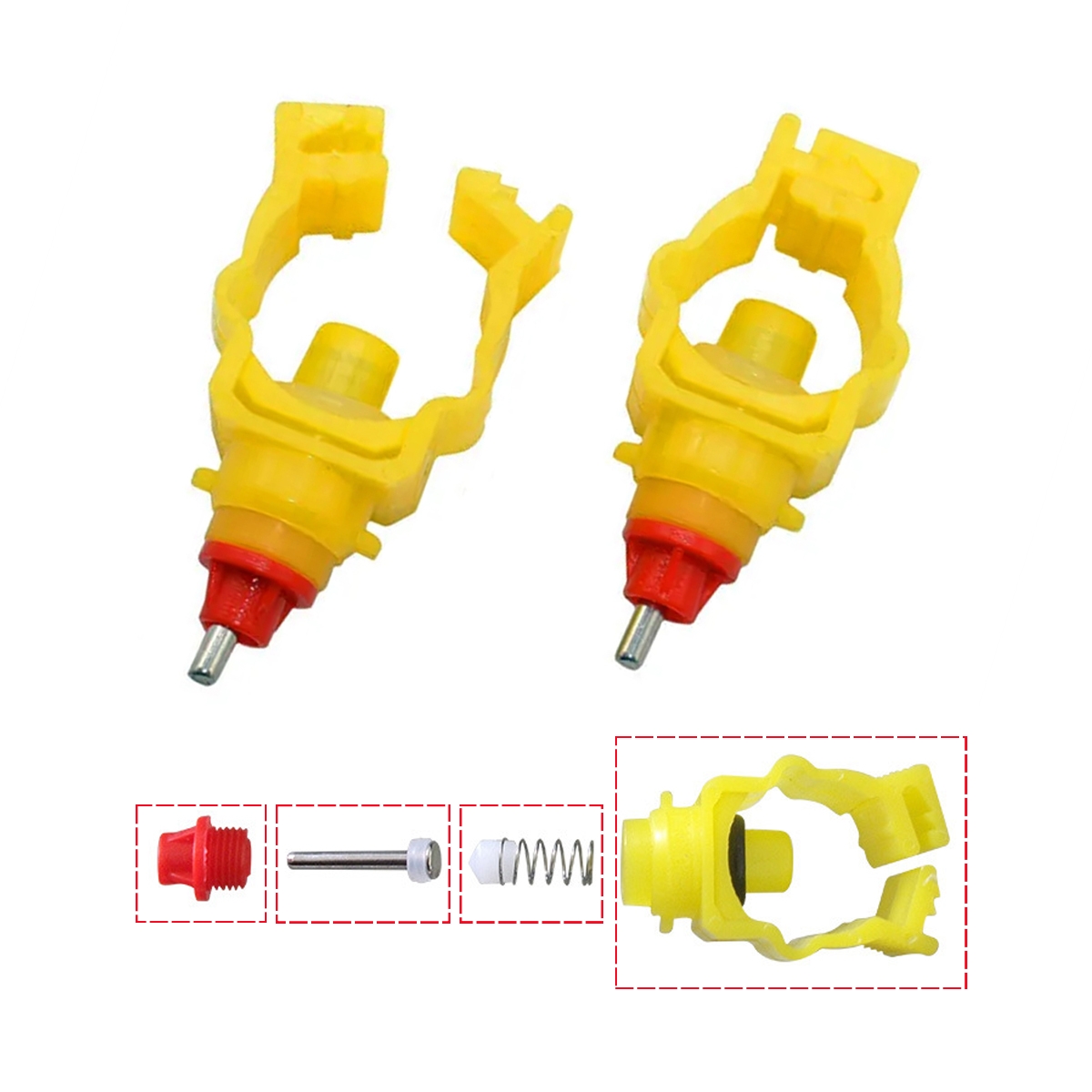20mm 25mm CLAMP-ประเภทสัตว์ปีก - Chicken Nipple Drinker บทวิจารณ์และราคา