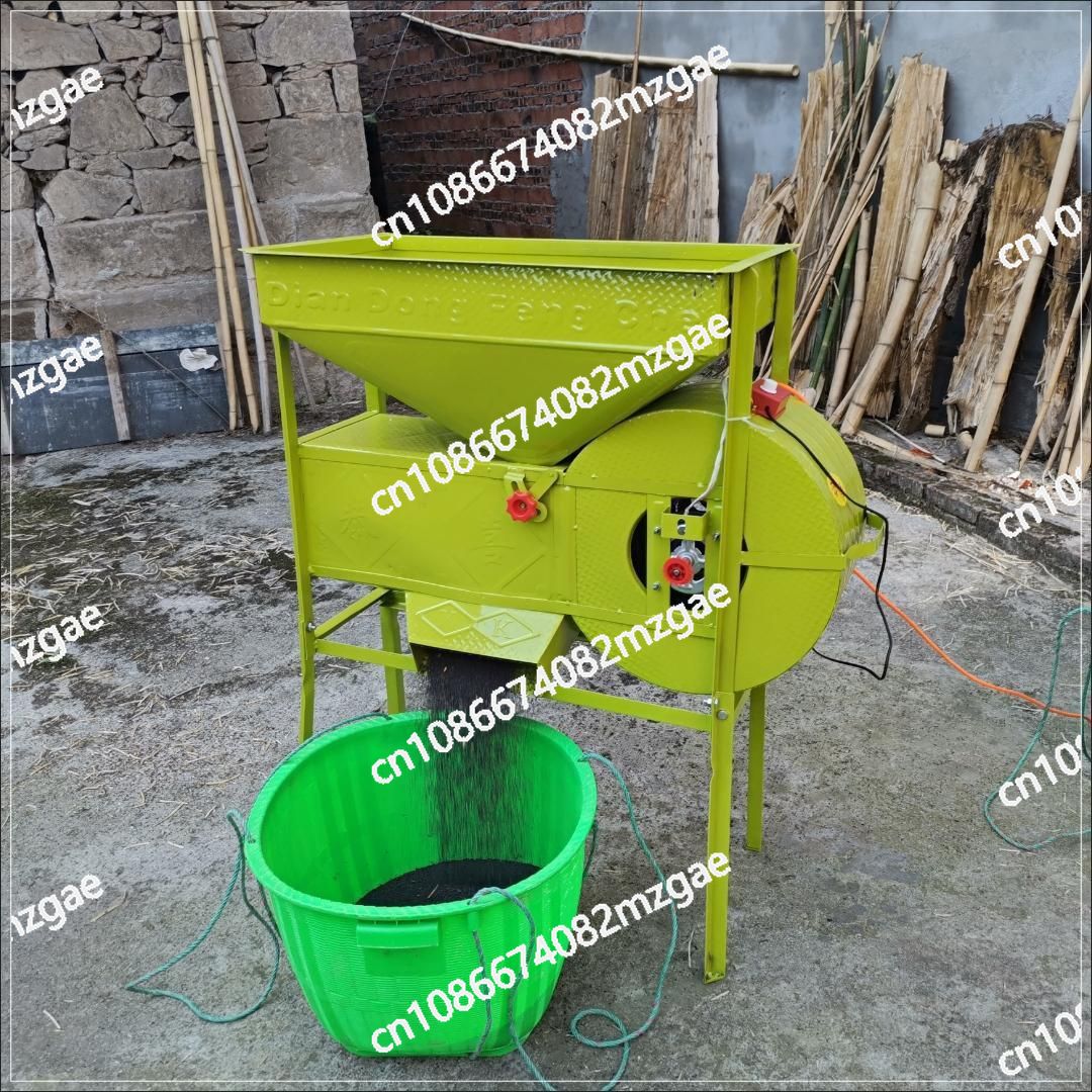 เครื่องแยกเมล็ดพืชไฟฟ้าในครัวเ - Rice Thresher Machine บทวิจารณ์และราคา