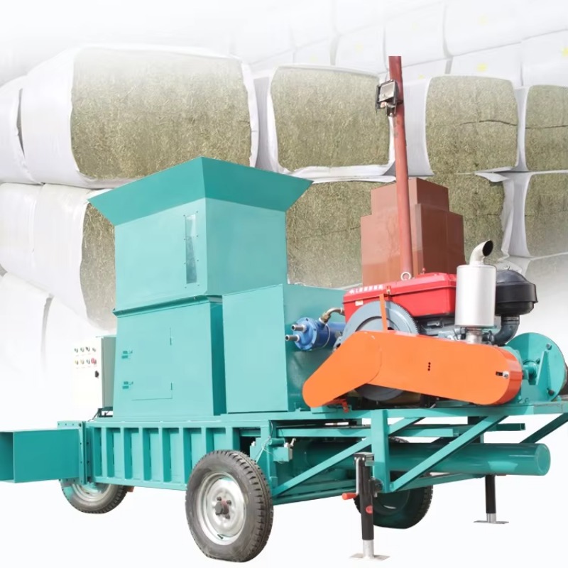เครื่องอัดฟางหญ้าอัลฟัลฟ่าแบบไ - Silage Baler Machine บทวิจารณ์และราคา