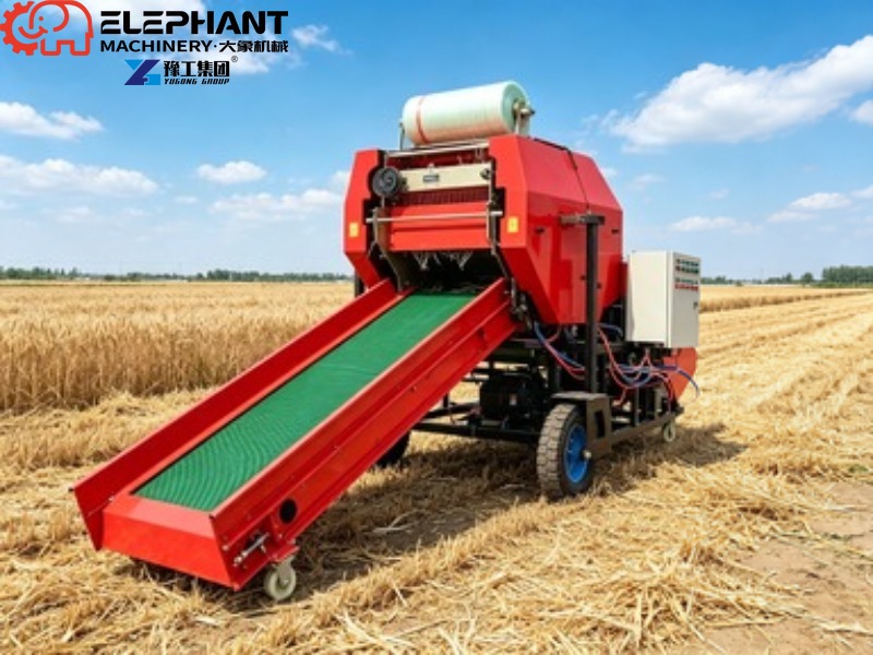 เครื่องอัดฟางม้วนกลมขนาดเล็ก เ - Silage Baler Machine บทวิจารณ์และราคา
