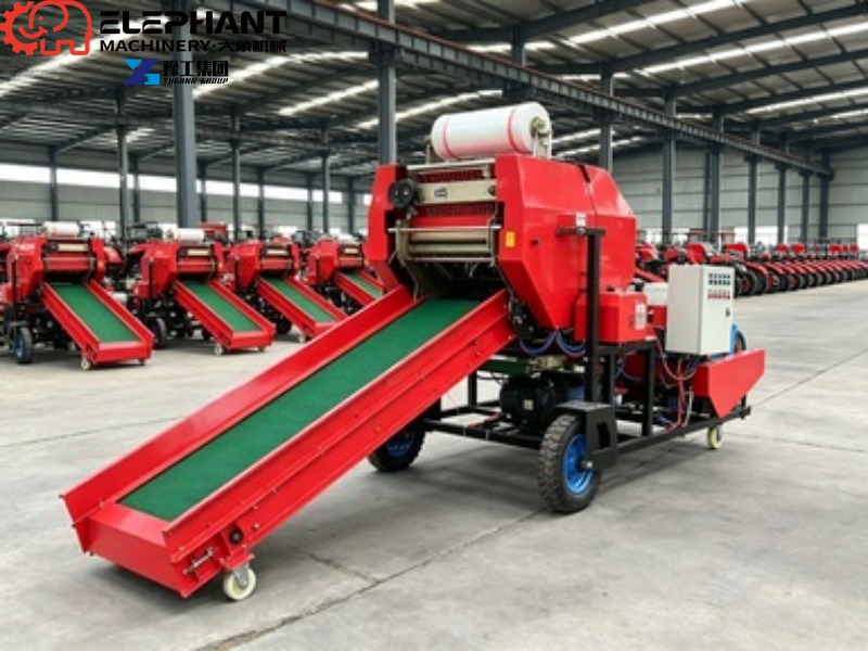 เครื่องอัดฟางม้วนกลมขนาดเล็ก เ - Silage Baler Machine บทวิจารณ์และราคา