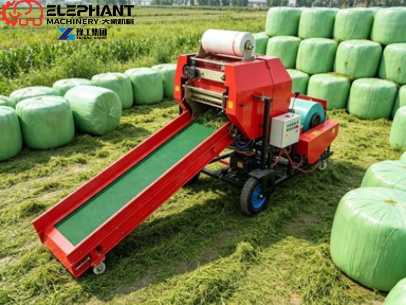 เครื่องอัดฟางม้วนกลมขนาดเล็ก เ - Silage Baler Machine บทวิจารณ์และราคา