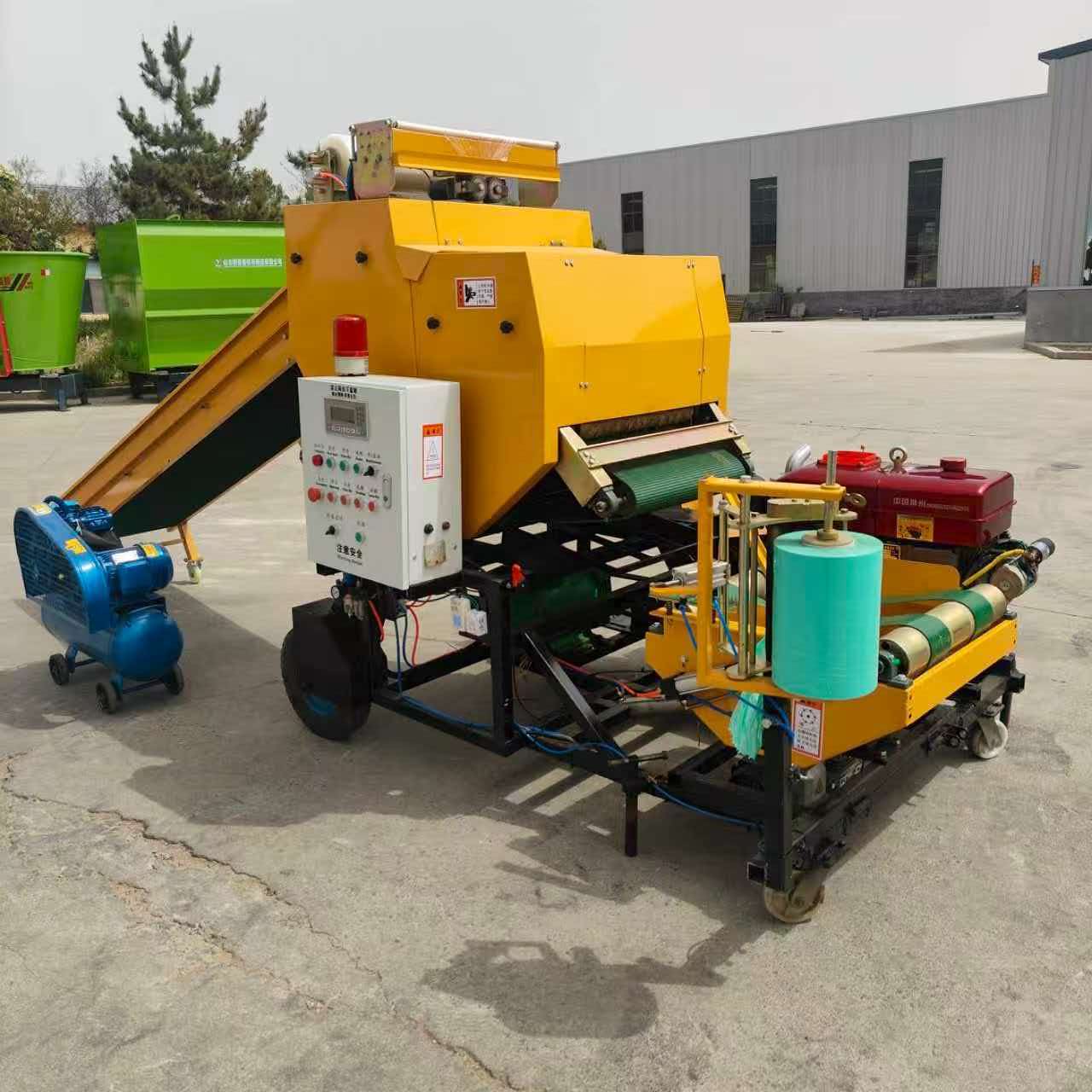 เครื่องห่อและอัดฟางสำหรับทำไซเ - Silage Baler Machine บทวิจารณ์และราคา