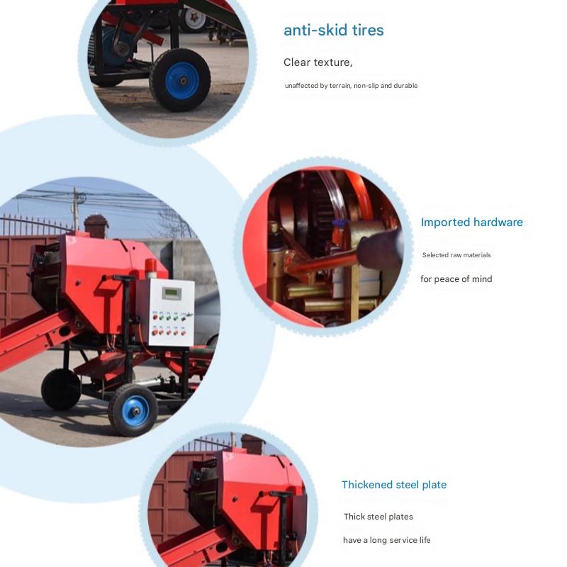 เครื่องอัดฟางไฮดรอลิกสำหรับงาน - Silage Baler Machine บทวิจารณ์และราคา