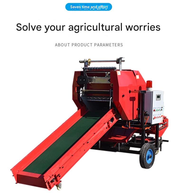 เครื่องอัดฟางไฮดรอลิกสำหรับงาน - Silage Baler Machine บทวิจารณ์และราคา