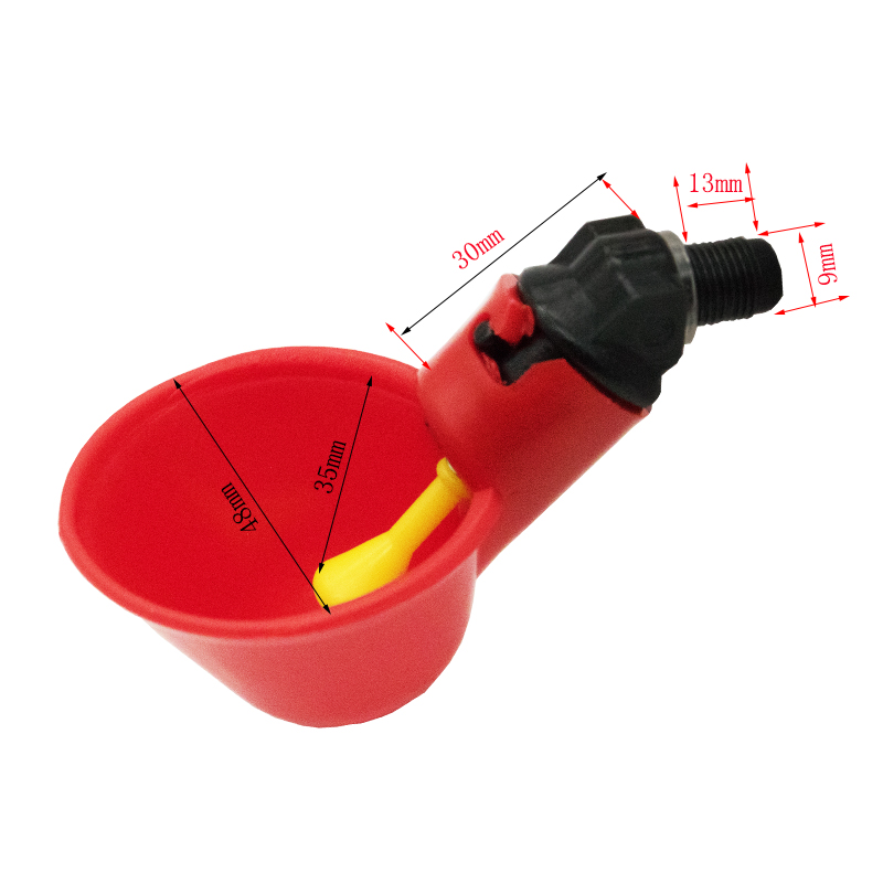 10 ชิ้นไก่นกกระทาแขวนถ้วยน้ําจ - Chicken Nipple Drinker บทวิจารณ์และราคา