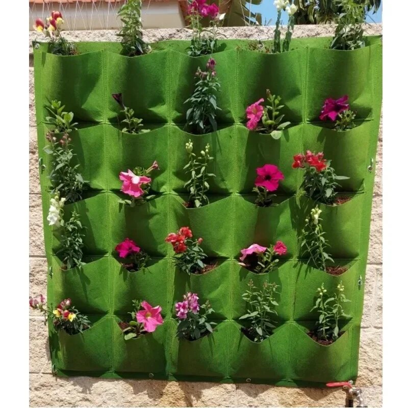 ใหม่แขวนผนังกระเป๋าปลูกถุงดอกไ - Agriculture Vertical Farming บทวิจารณ์และราคา