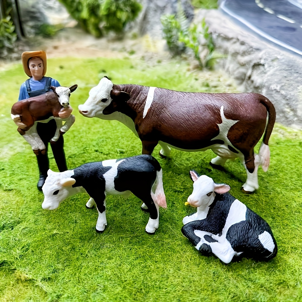 ชุดโมเดลฟาร์ม ชาวนา และวัว 4 ช - Agriculture Farming For Kids บทวิจารณ์และราคา