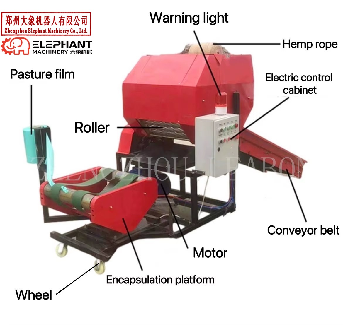 เครื่องห่อฟางม้วนกลมขนาดเล็กสำ - Silage Baler Machine บทวิจารณ์และราคา